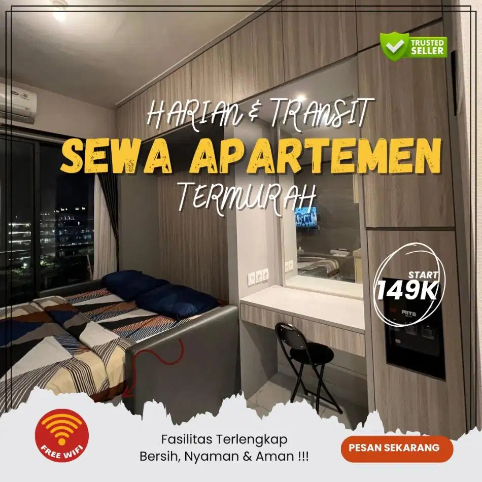 Sewa Apartemen Sayana Harapan Indah Bekasi Harian/Transit Termurah