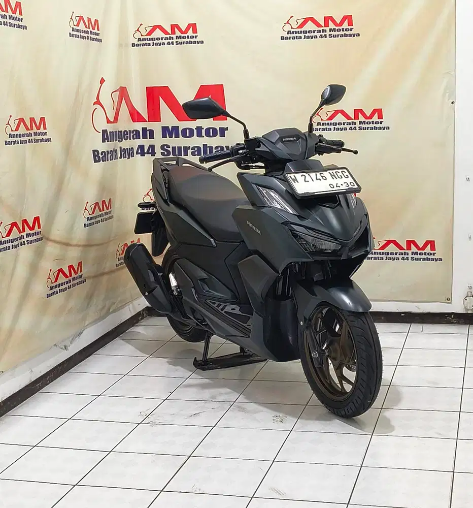 Km 1 Ribu Honda new vario 160 Cbs tahun 2025 Hitam Doff