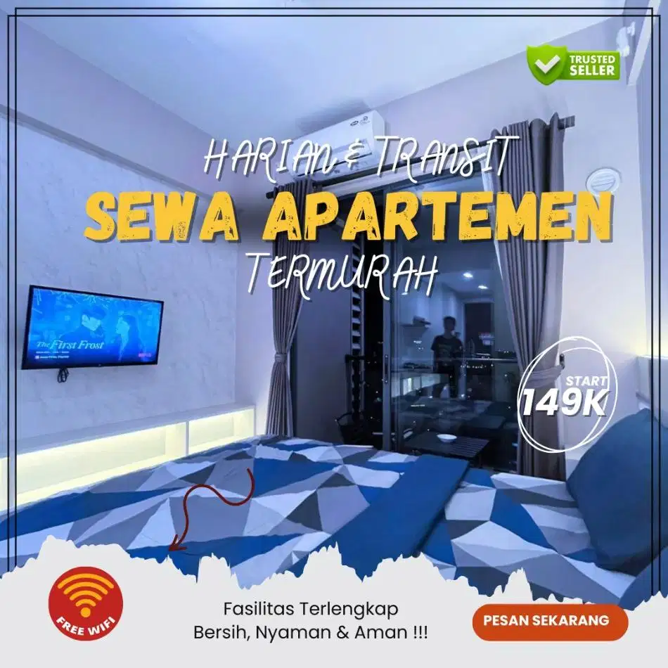Sewa Apartemen Lagoon Betos Bekasi Timur Harian/Transit Termurah
