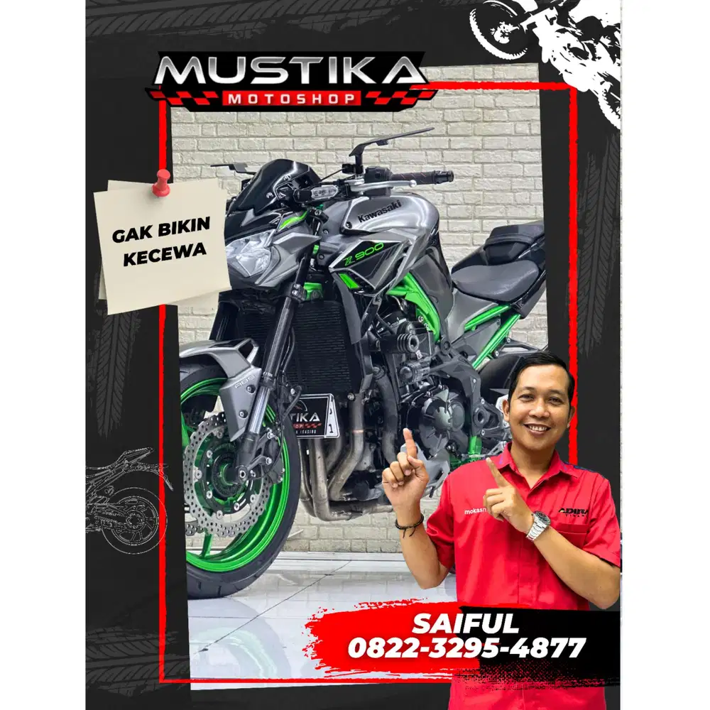 Odo 7rb Istimewa!!Kawasaki Z900 Facelift 2024 Full Paper Mulus-Mustika