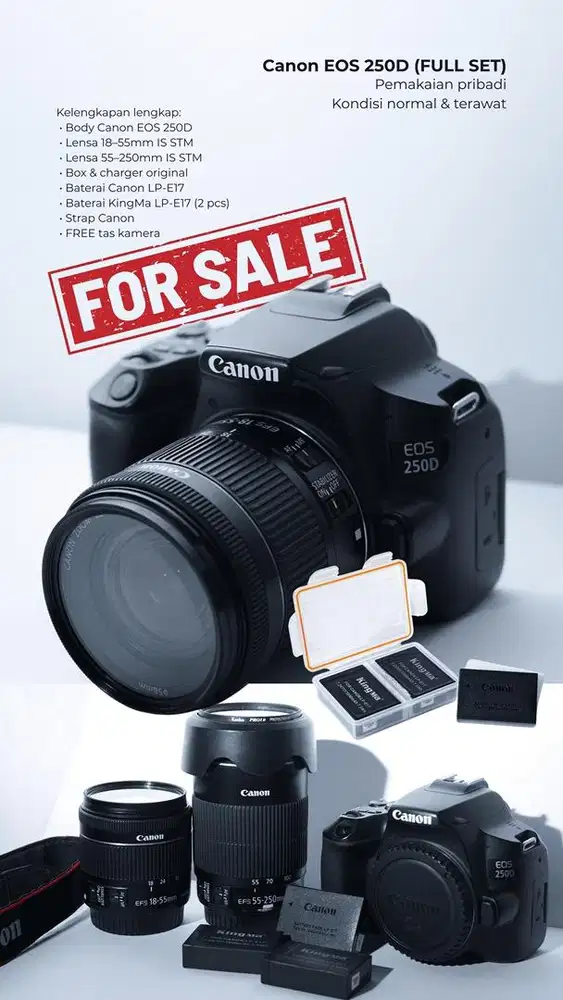 Canon EOS 250D FULL SET