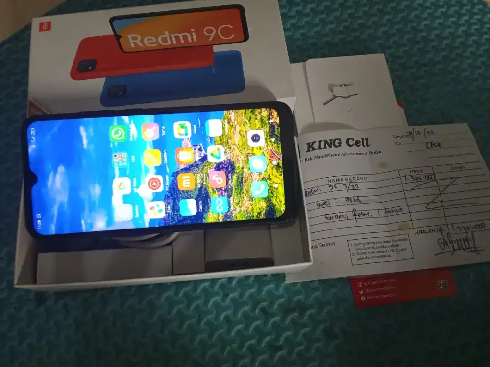 Jual HP Redmi 9C second THN 2022