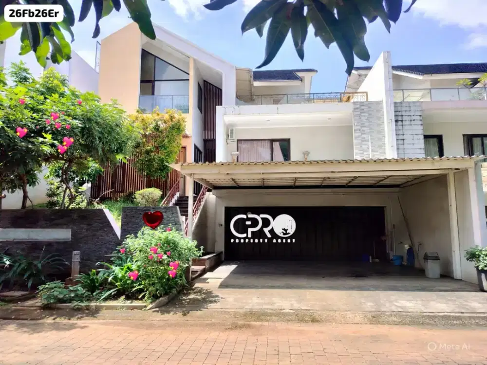 Privasi Maksimal & Keamanan 24 Jam Rumah Eksklusif Cluster Harapan Indah 2 Mewah & Strategis