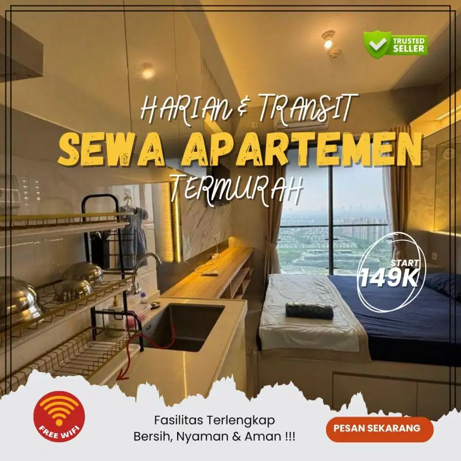 Sewa Apartemen Springlake Summarecon Bekasi SMB Harian/Transit