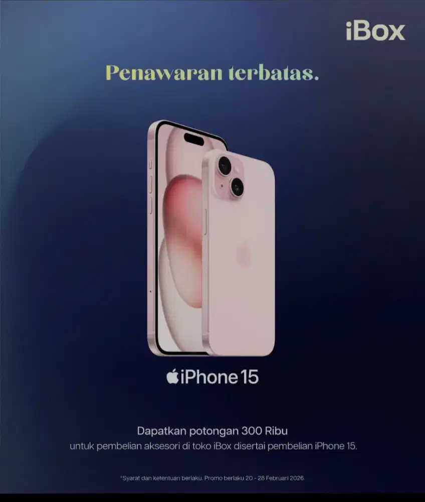 iPhone 15 iBox BISA CICIALAN TANPA KARTU KREDIT