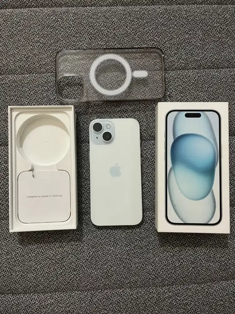 Iphone 15 128gb blue garansi iBox
