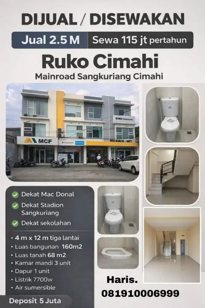 Ruko Cimahi . Jl Sangkurian 22