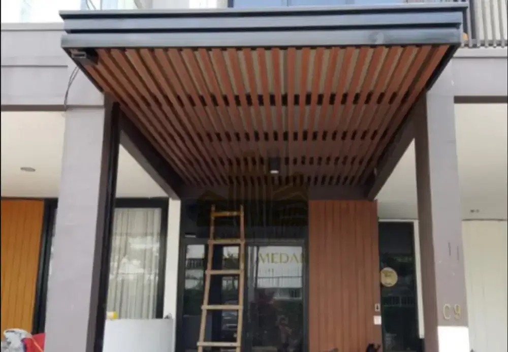 Kanopi atap uvpc kombinasi duma