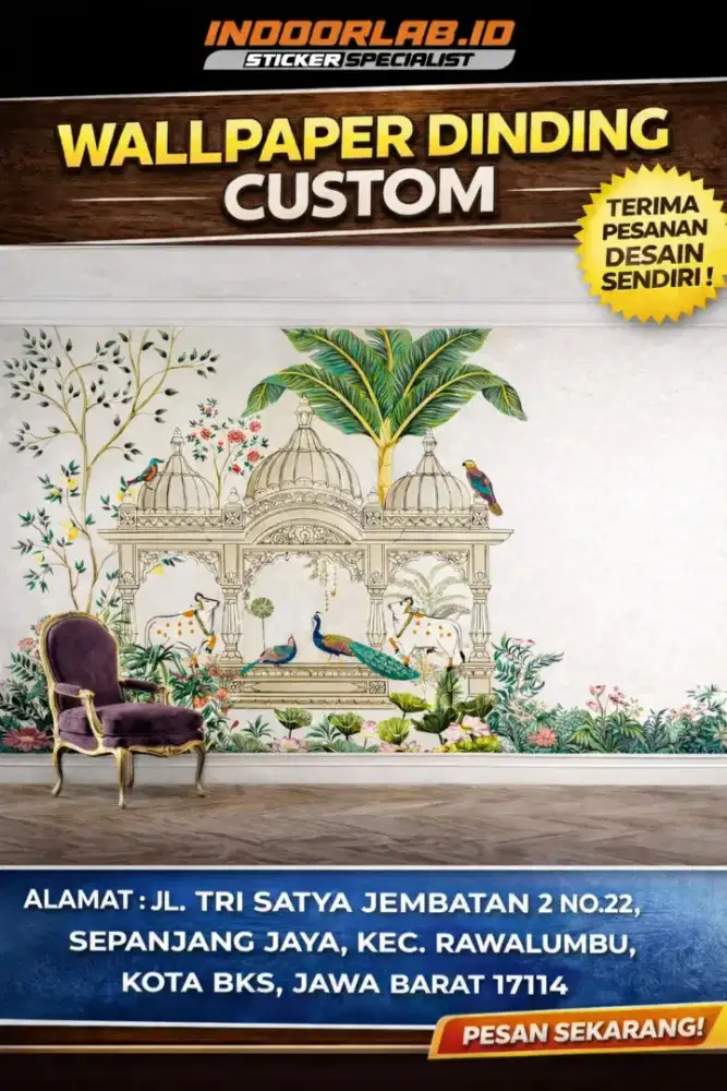 Wallpaper Dinding Custom Murah – Cetak Sesuai Desain Sendiri