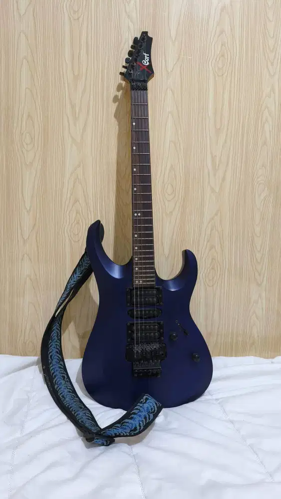Gitar Elektrik Listrik Cort X-6 Blue Satin (Original Made in Indonesia