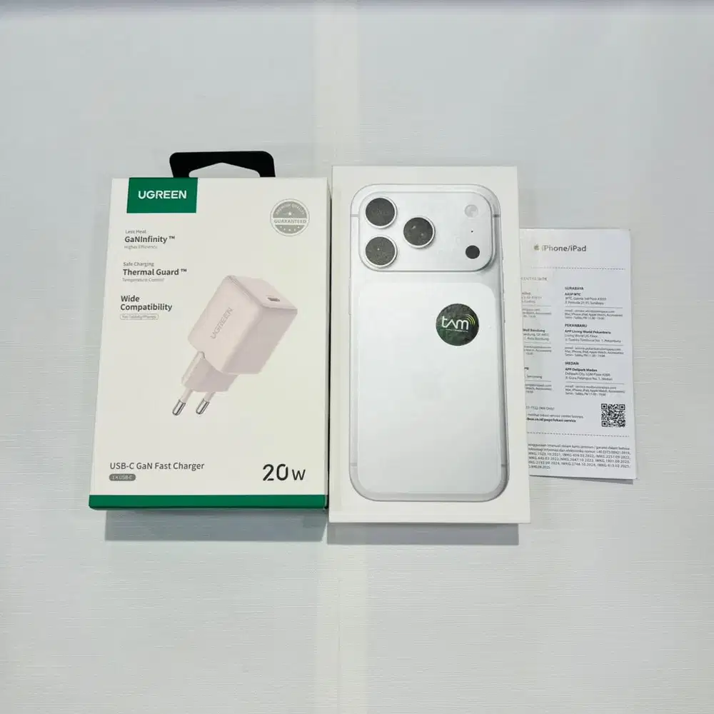 Iphone 17 pro 256gb new ibox resmi segel garansi 0 timer