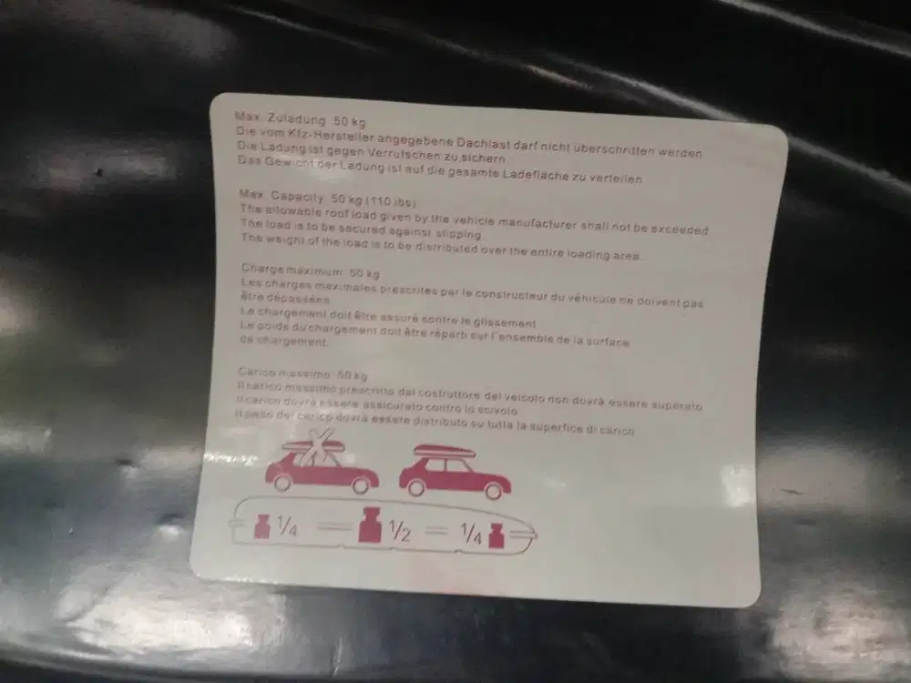 Roofbox Whale Carrier Type Highway