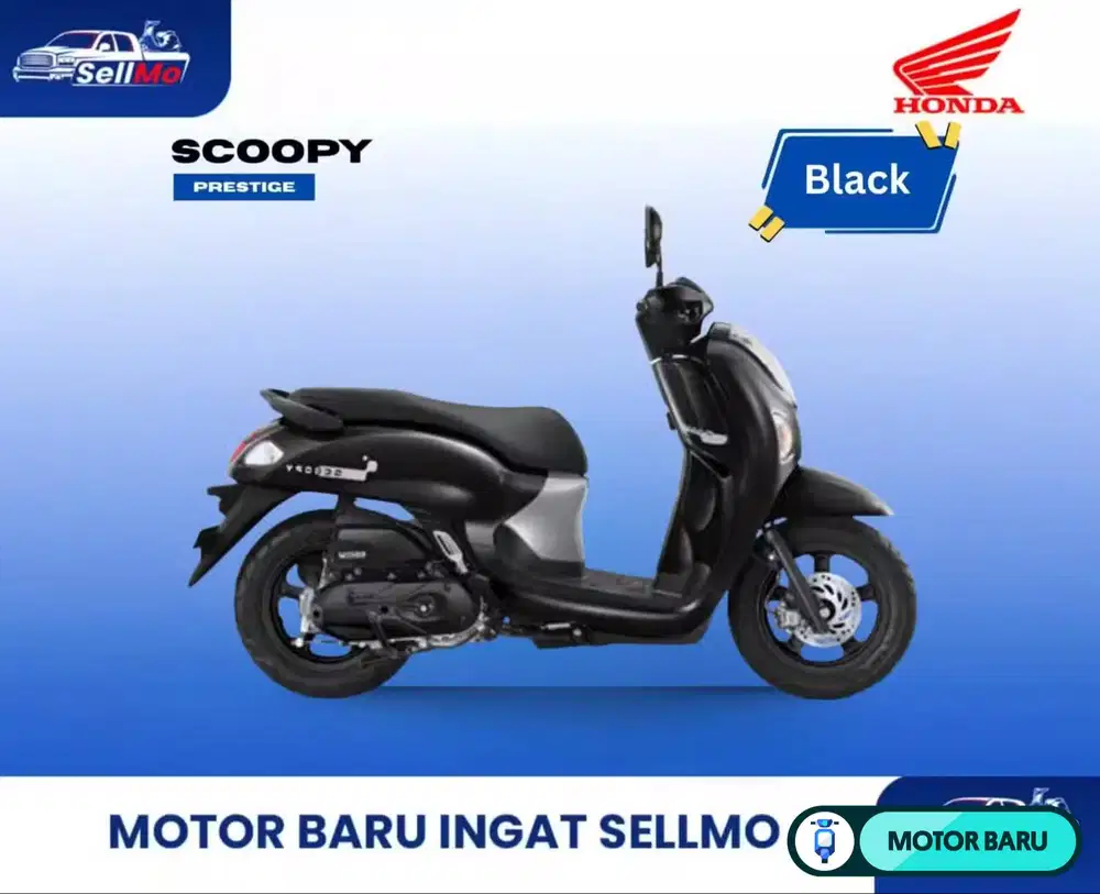 PROMO MOTOR BARU HONDA SCOOPY FASHION DAN SCOOPY PRESTIGE STYLISH