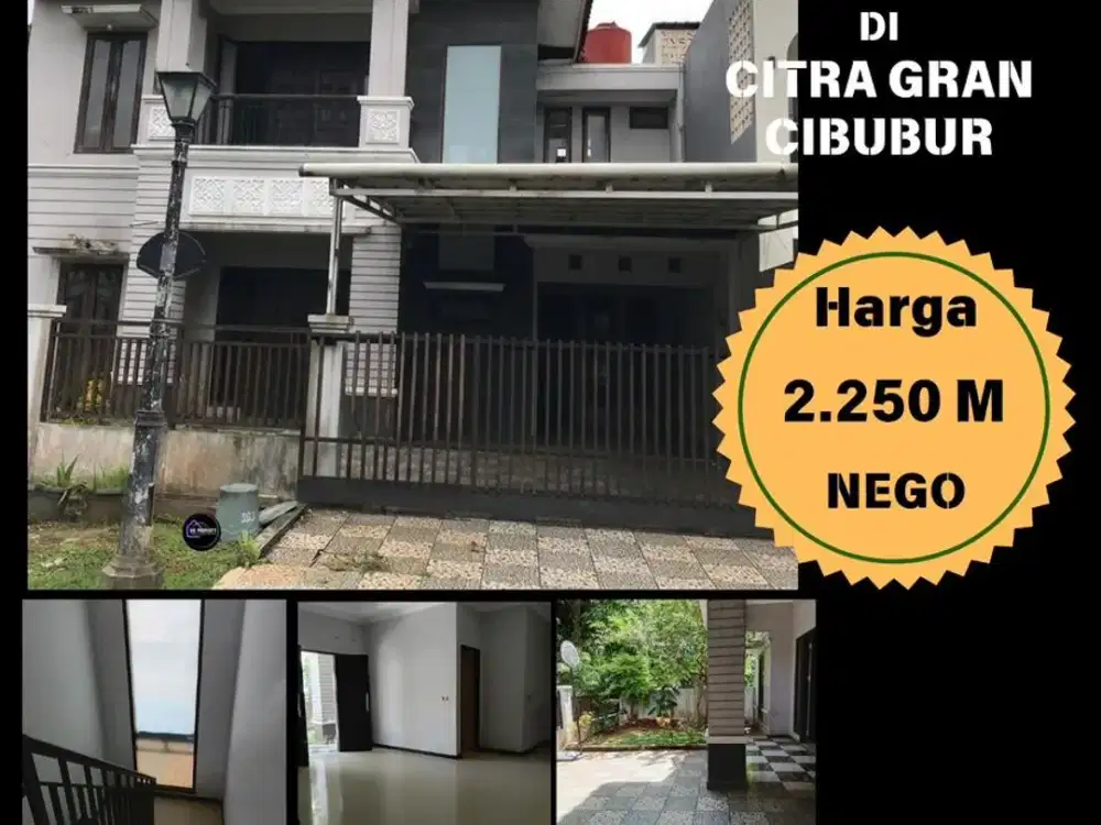 Murah! Rumah di jual di citra grand cibubur