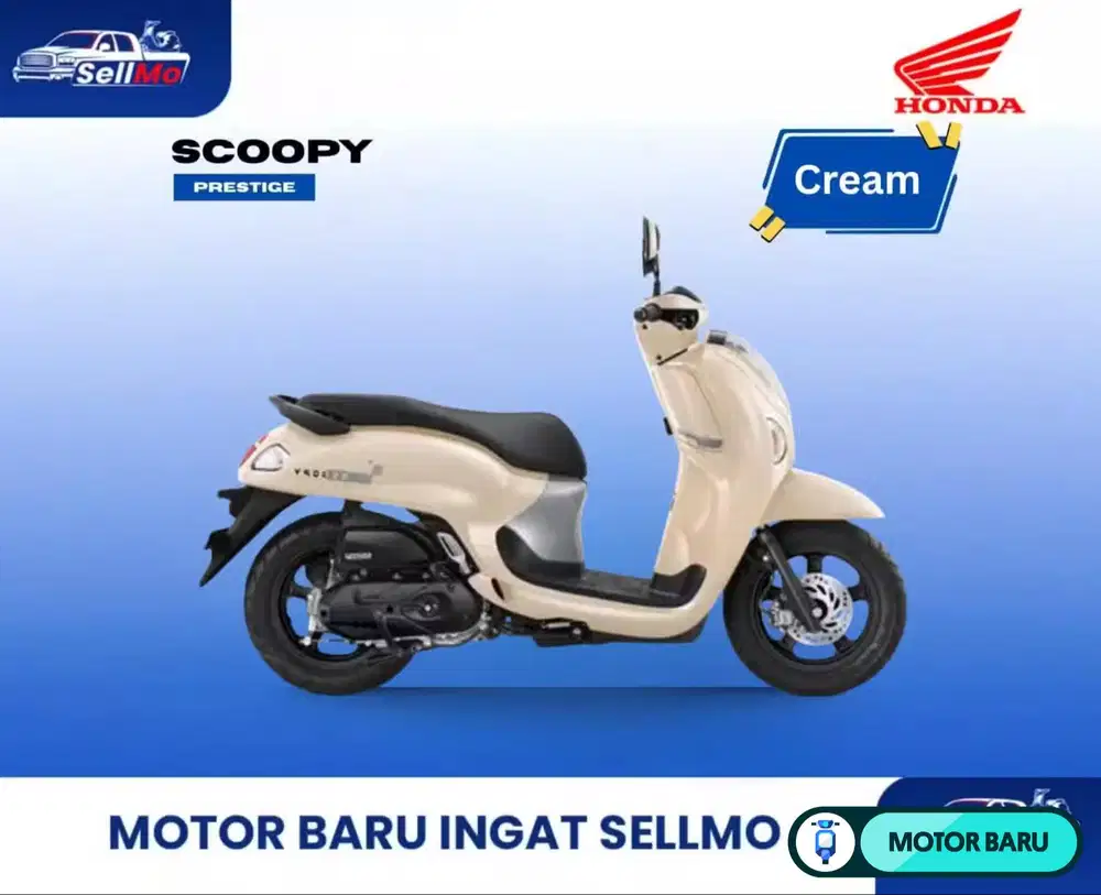 PROMO MOTOR BARU HONDA SCOOPY FASHION DAN SCOOPY PRESTIGE STYLISH