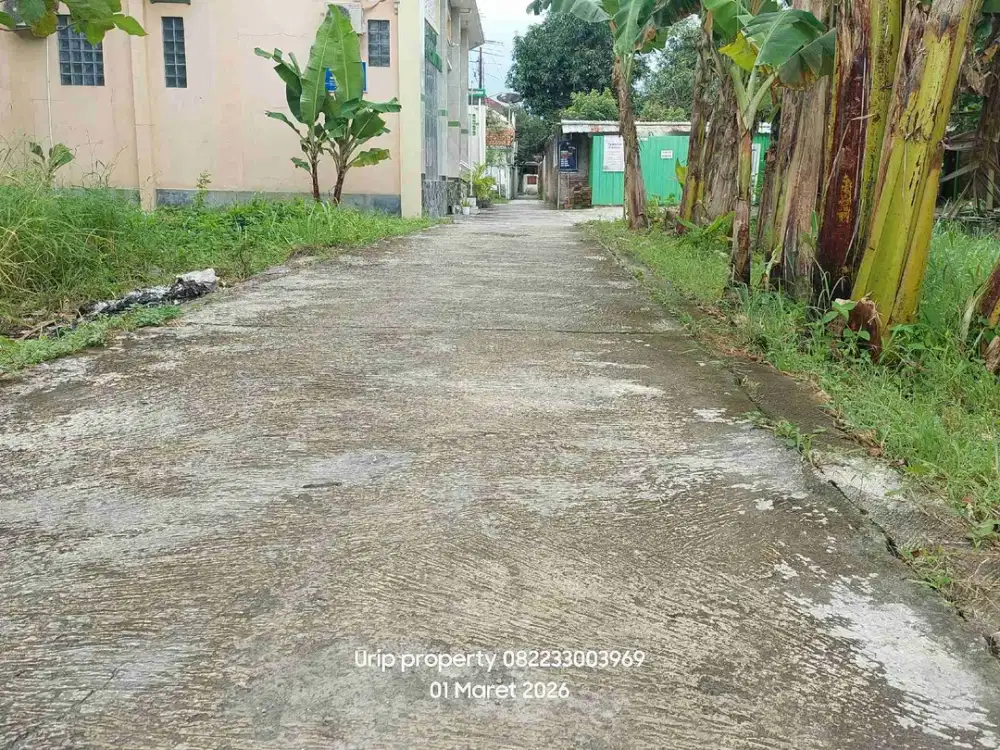 Dijual pekarangan belakang sma 1 kartasuro