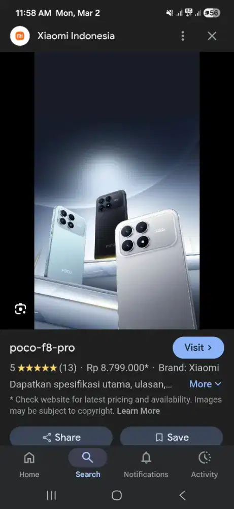 F8 pro Masih Segel Xiaomi Ind