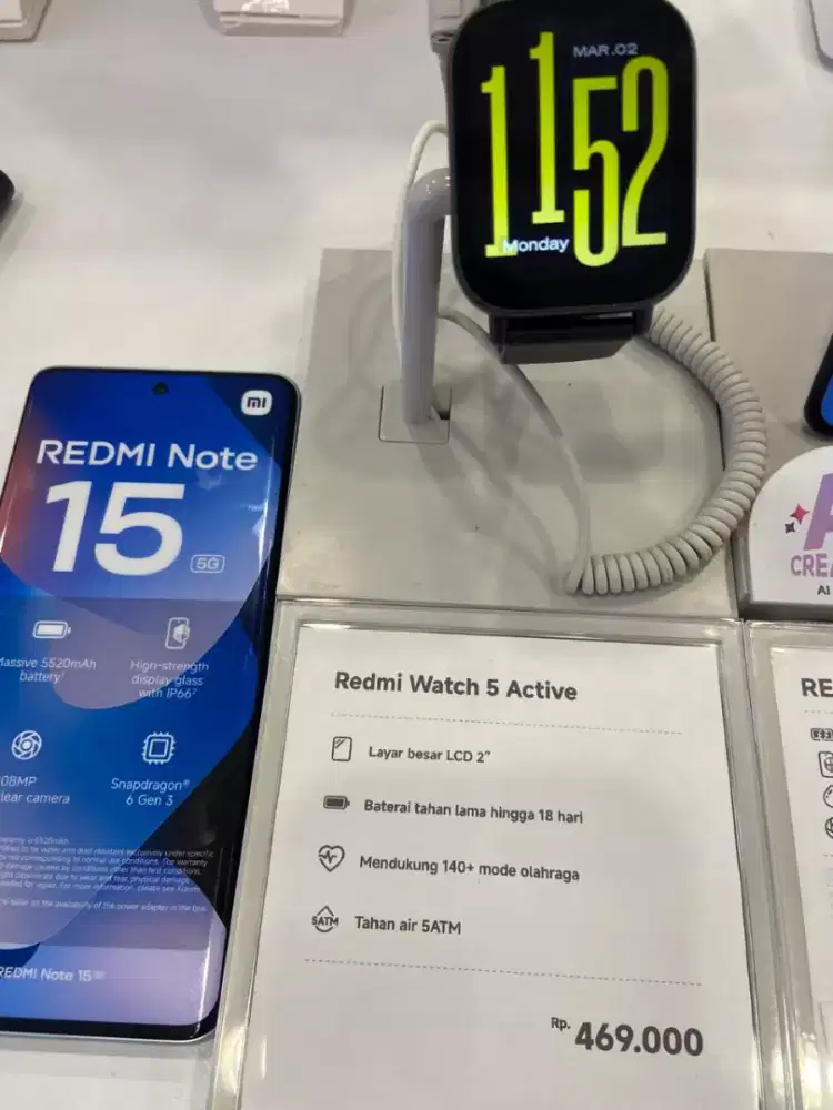 PROMO CICILAN BUNGA 0% REDMI WATCH 5 ACTIVE