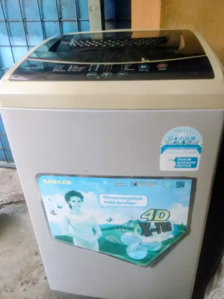 Mesin cuci 1 tabung Sanken