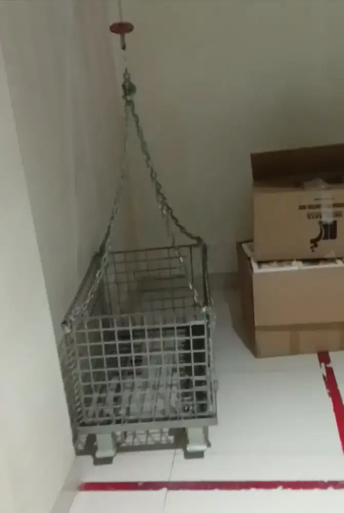 Jual lift barang electric hoist lengkap+1 mesin, JD total 2 mesin nya