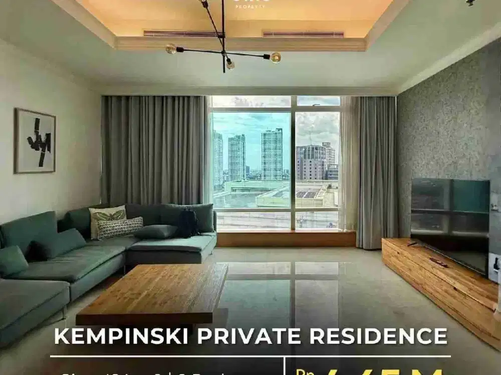 HOT SALE ! BEST PRICE !
FOR SALE KEMPINKSI PRIVATE RESIDENCE
MODERN LUXURY APARTMENT 
FULLY FURNISHED