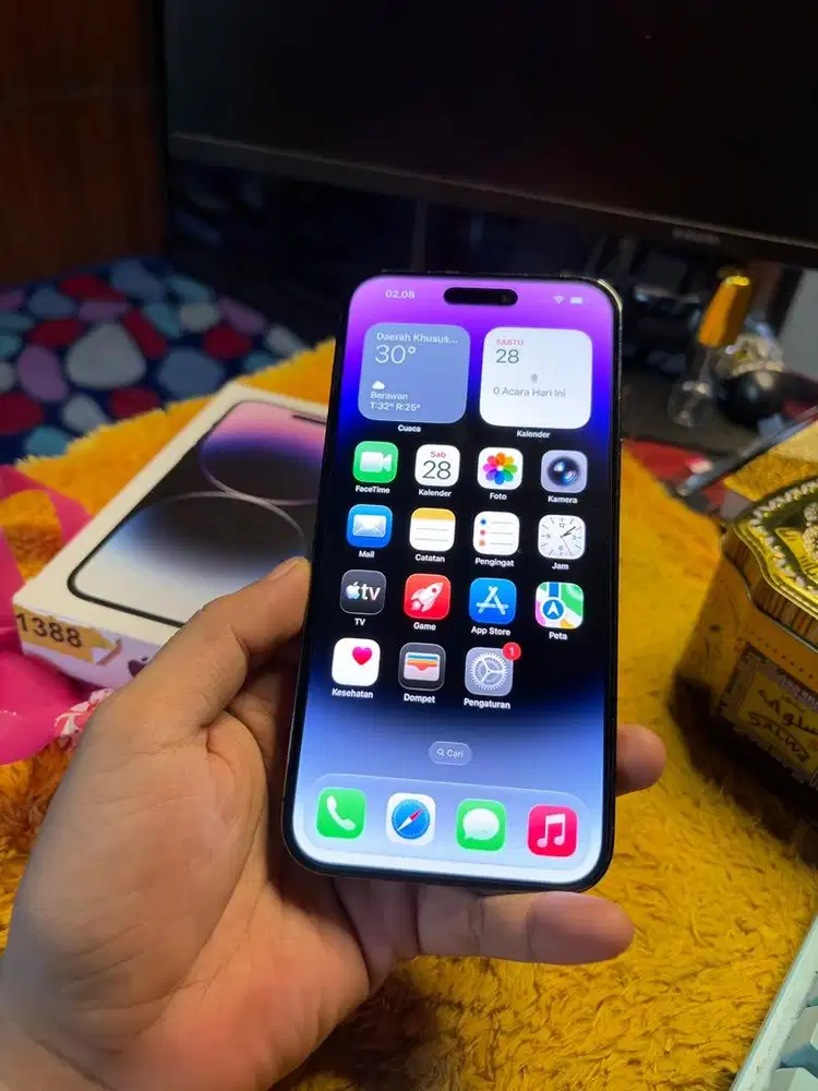 iphone 14 pro max 256gb exs garansi resmi
