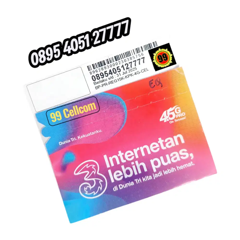 Nomor Cantik Tri Kwarted 7