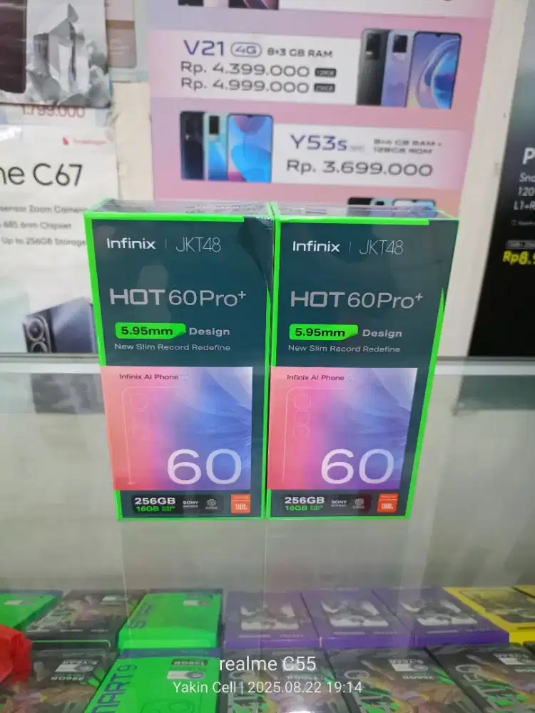 Infinix Hot 60 Pro Plus 8/256 GB Layar Curved  G200 Garansi Resmi