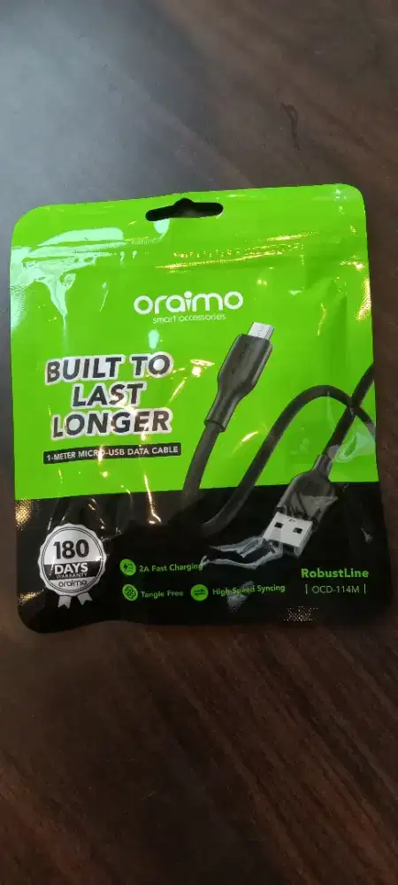 ORAIMO OCD-114M RobustLine Data Cable Micro Fast Charging 2A 100Cm