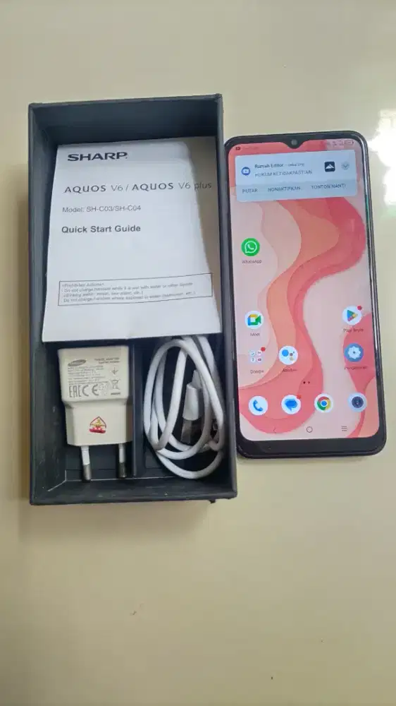 Sharp Aquos mulus v6 ram 3/32 gb