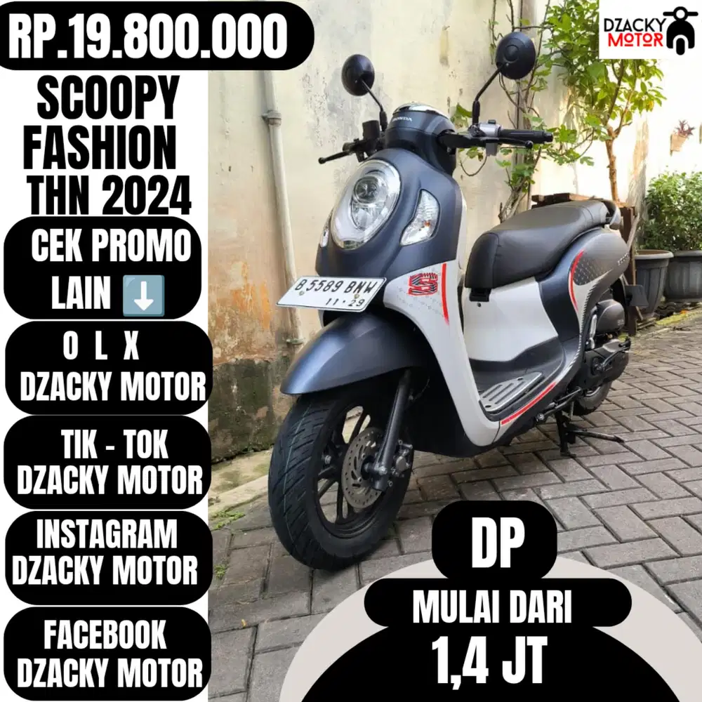 SCOOPY FASHION 2024 SECOND LIKE NEW