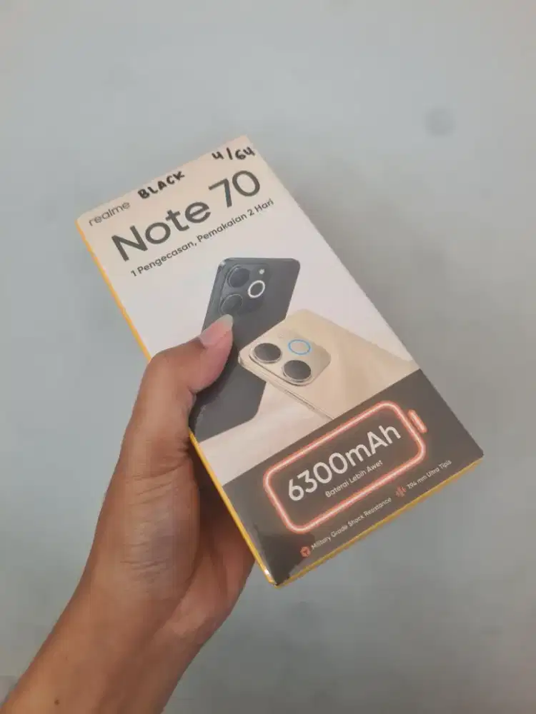 Realme note 70 4/128 new promo