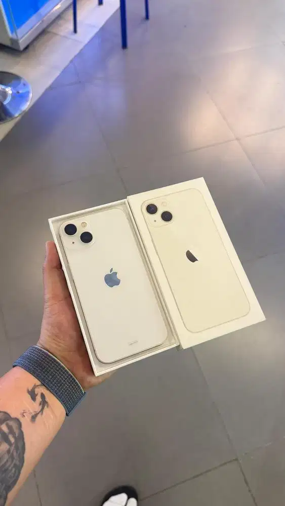 13 128gb ibox white bh 97% garansi on oktober 2026