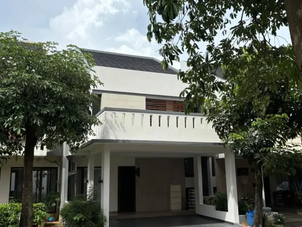 Rumah Furnished Interior Cakep SHM di Prestigia Eminent BSD – 3+1+1KT, LT 120m², Smart Home, Harga 3,5M Nego