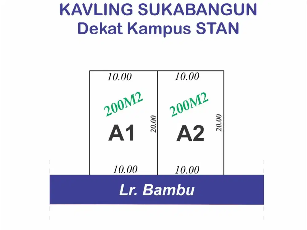 Tanah Nyaman Untuk Bangun Rumah Hunian, Dekat Kopi Klasik