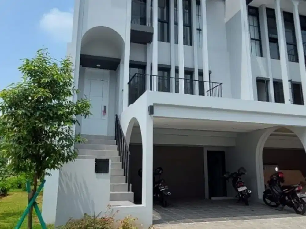 Jual Rugi! Rumah 3 Lantai di Aether Greenwich Park BSD City – 3+1KT, LT 120m², 2,85M Nett (Tersewa s/d 2026)