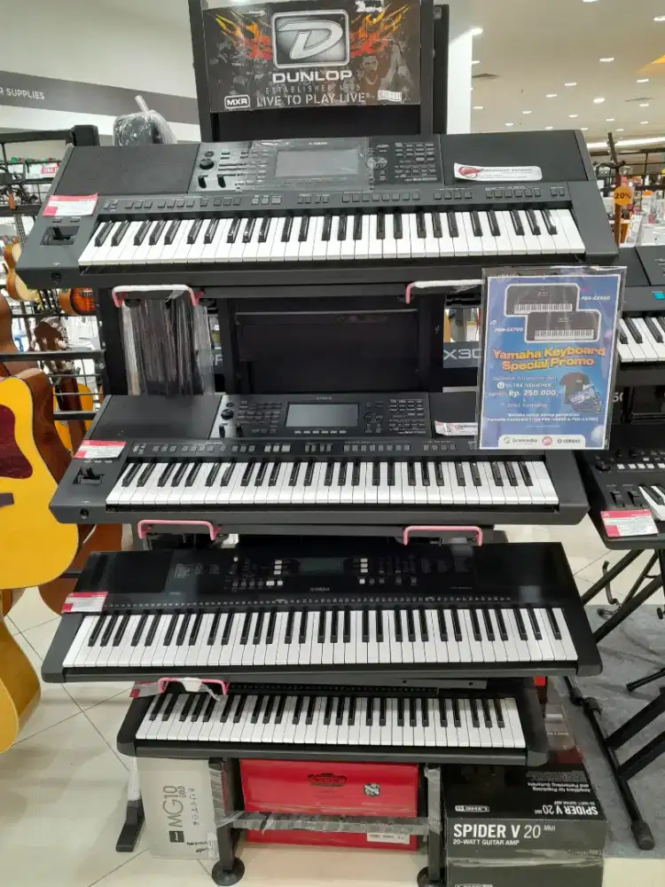 Promo cicilan YAMAHA KEYBOARD PSR SX720+ADAPTOR