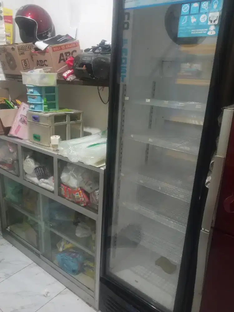 Jual etalase dan show case normal