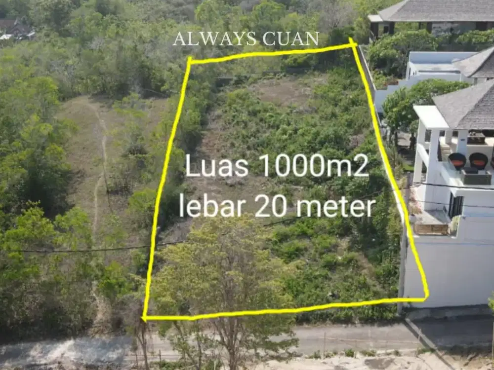 Tanah Datar Siap Bangun Lokasi Ungasan Dijual