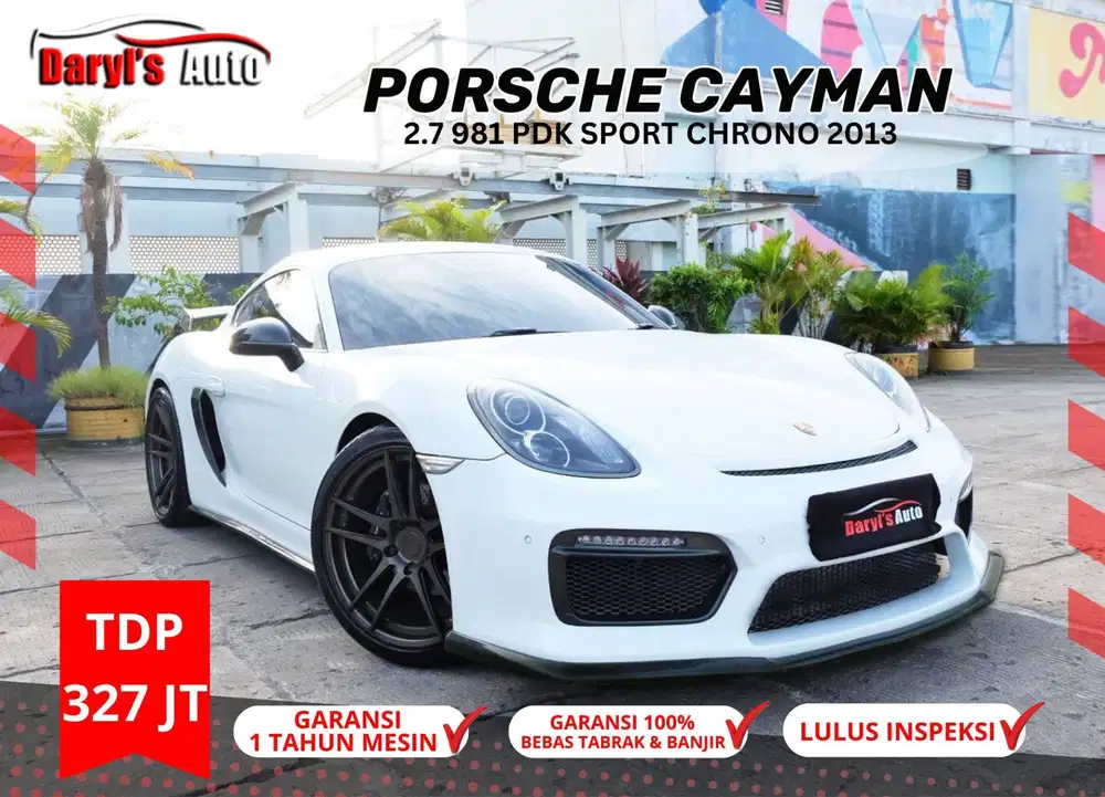 2013 Porsche Cayman 981 PDK SPORT CHRONO Tdp 327jt