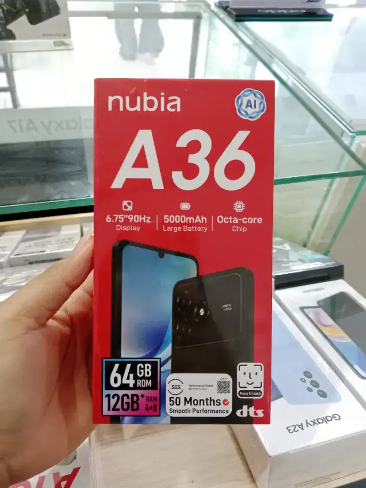 Nubia A36 4/64GB Garansi Resmi