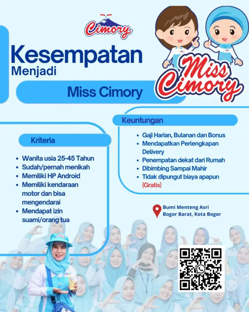 Lowongan pekerjaan Miss Cimory