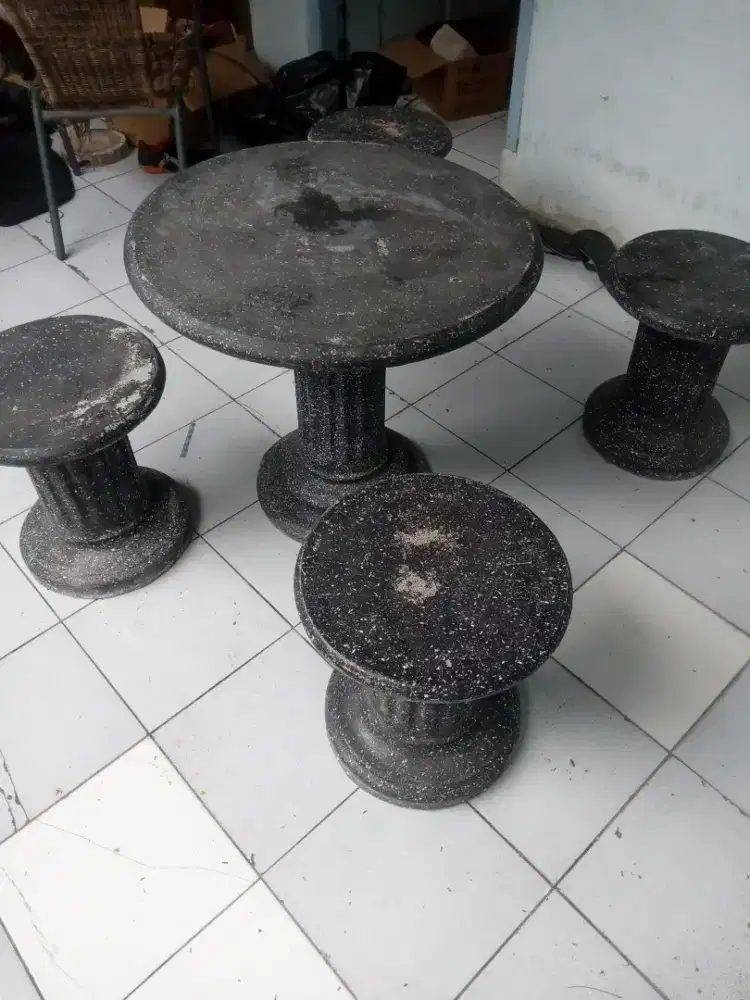 Meja kursi bahan,marmer jual,cepet