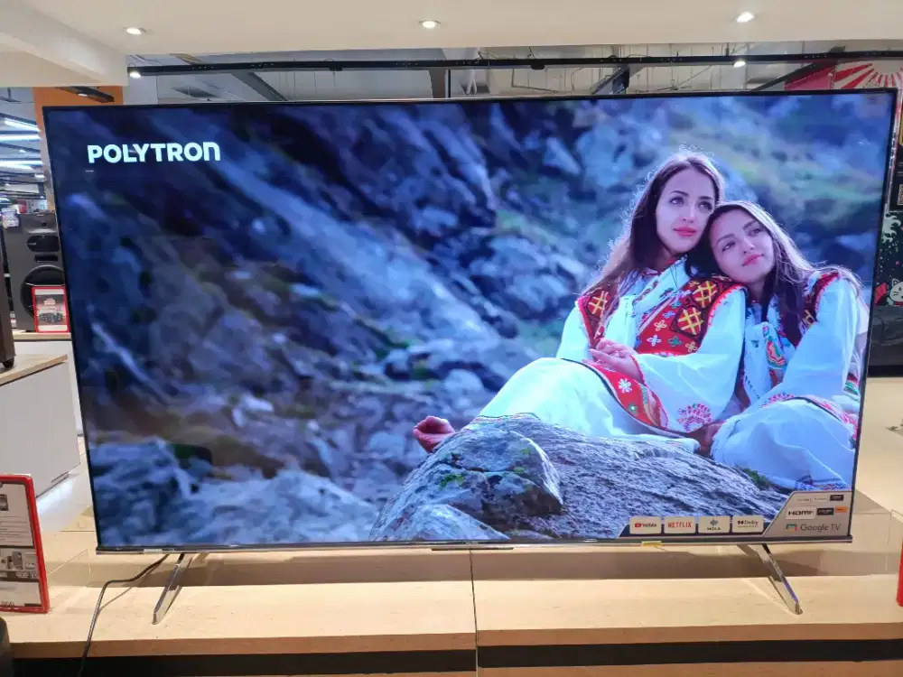 TV Polytron 75 Inchi Google TV UHD 4K