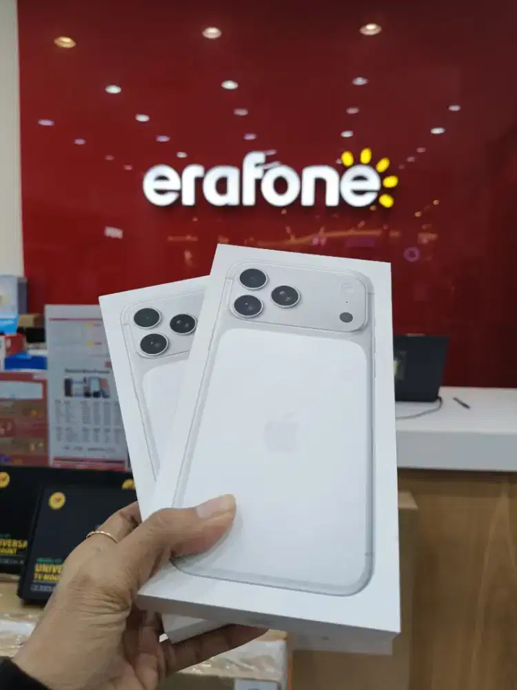Ready Iphone 17 Promax Silver bisa cicilan 0%