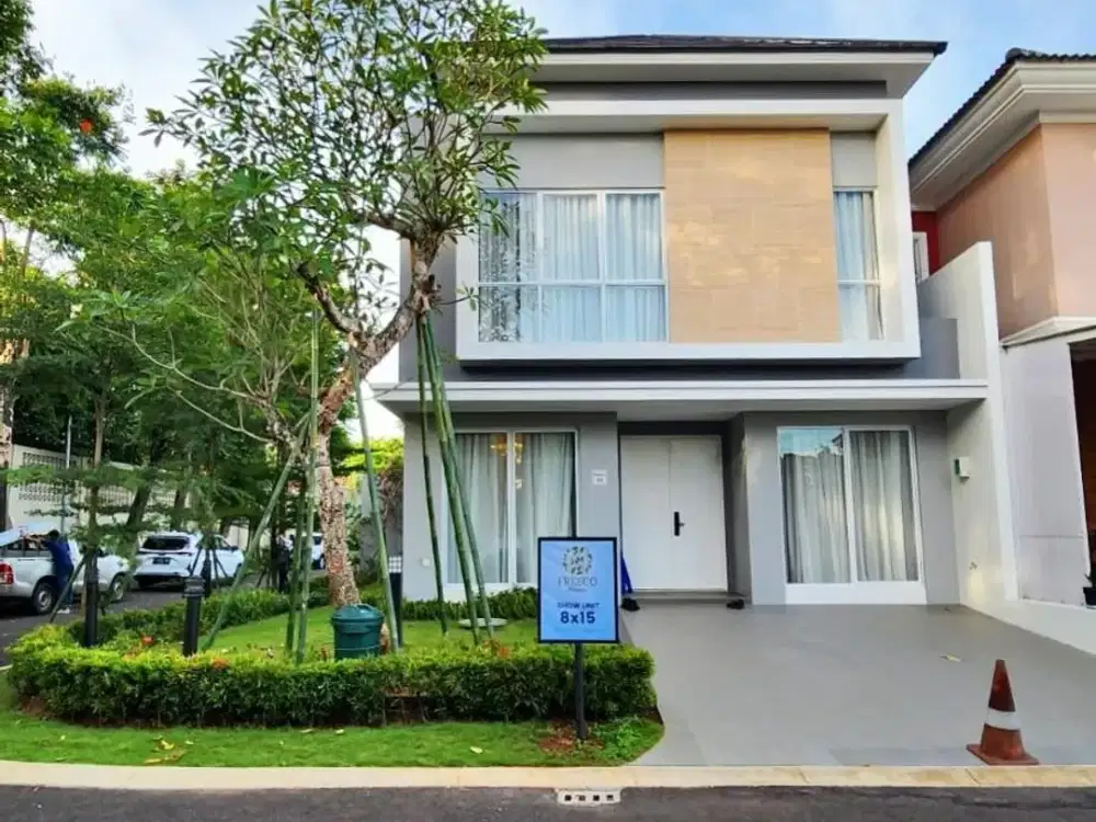 Rumah Cantik 2 Lantai Trimezia Paramount Serpong Dekat Akses Tol