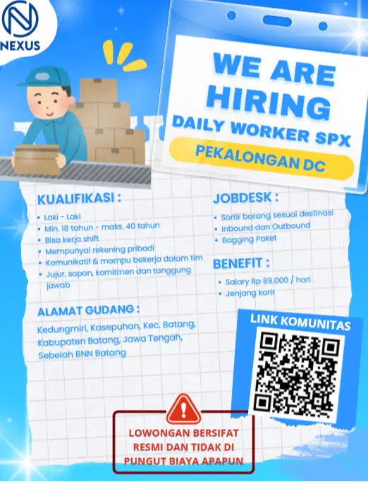 LOKER PEKALONGAN DC