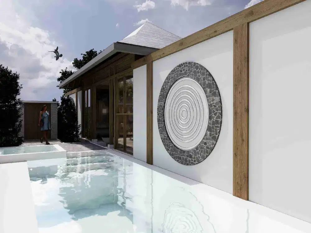 lavana villa wooden teak mix modern style