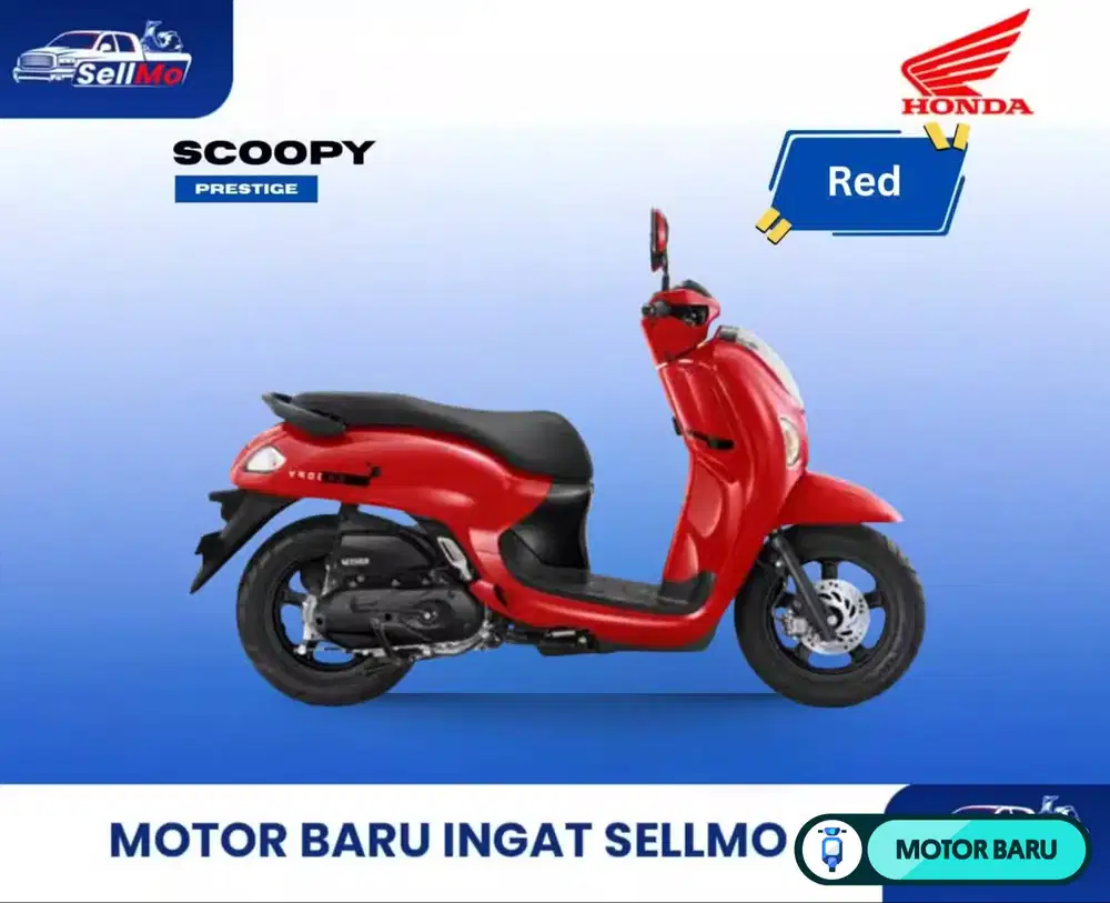 PROMO MOTOR BARU HONDA SCOOPY FASHION DAN SCOOPY PRESTIGE STYLISH
