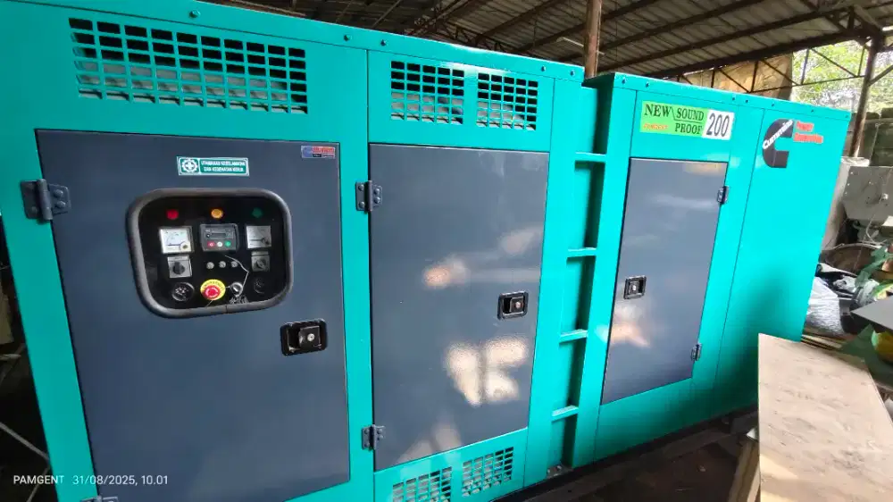 Genset cummins 200 kva Stamford